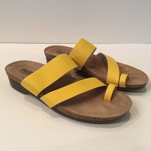 Munro | Yellow Walking Wedge Sandal